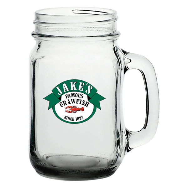 16 oz. Libbey® Mason Jars with Handles - 16 oz. Libbey® Mason Jars with Handles - Image 11 of 13