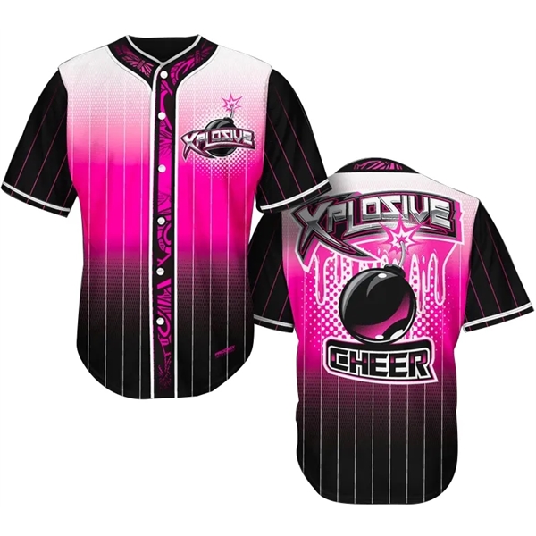 Custom Sublimated Elite Adult Baseball Dance Jersey - Custom Sublimated Elite Adult Baseball Dance Jersey - Image 4 of 6
