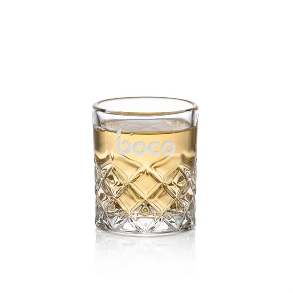 Custom Longford Shot Glass - Deep Etch