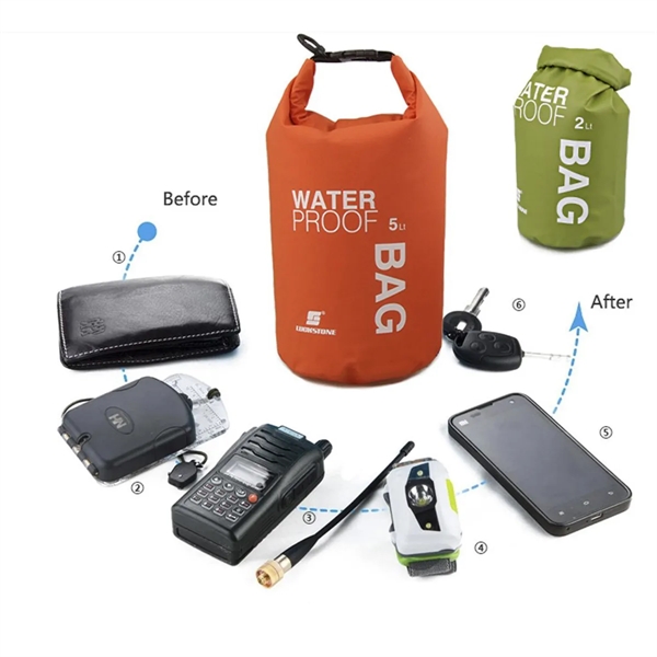 Outdoor Waterproof Dry Gear Bag - Outdoor Waterproof Dry Gear Bag - Image 3 of 4