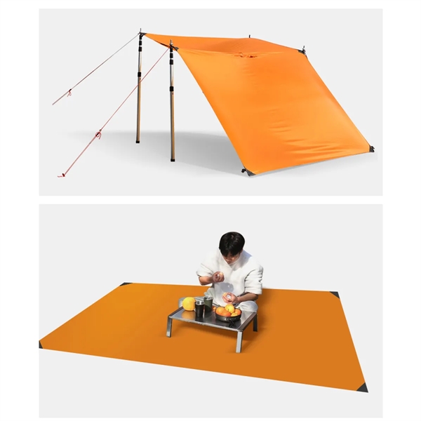 Outdoor Lightweight Hiking Poncho - Outdoor Lightweight Hiking Poncho - Image 2 of 6