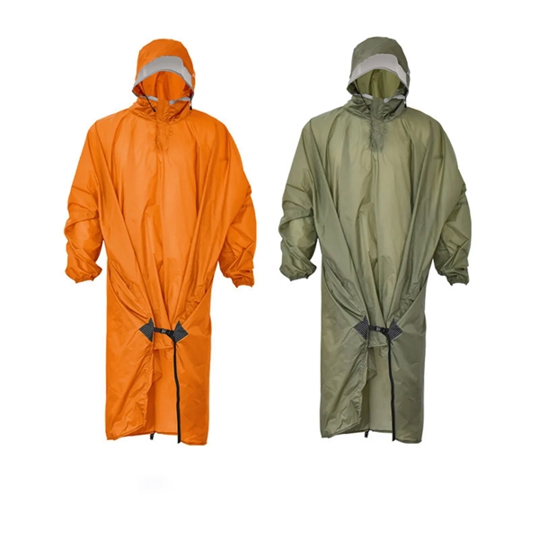 Outdoor Lightweight Hiking Poncho - Outdoor Lightweight Hiking Poncho - Image 4 of 6