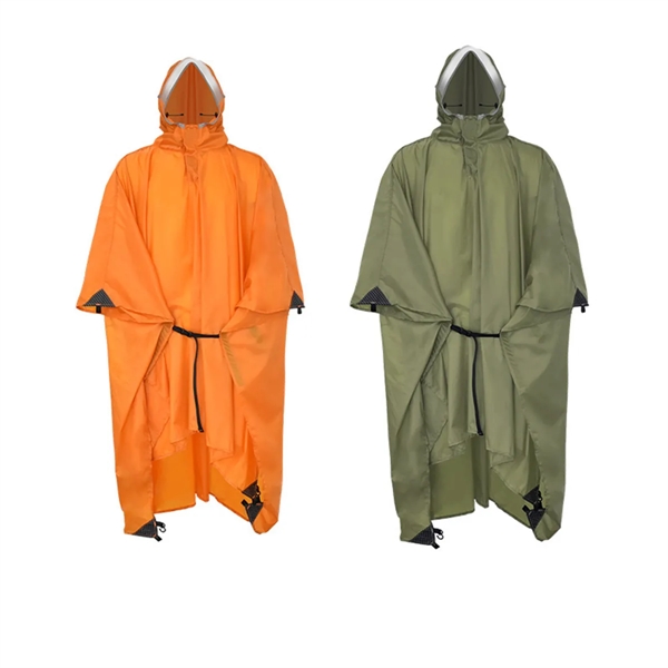 Outdoor Lightweight Hiking Poncho - Outdoor Lightweight Hiking Poncho - Image 5 of 6