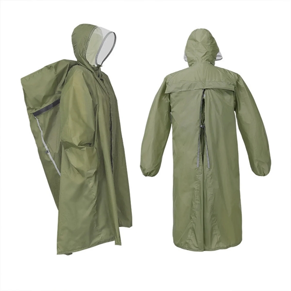 Outdoor Lightweight Hiking Poncho - Outdoor Lightweight Hiking Poncho - Image 6 of 6