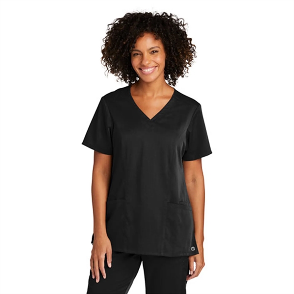 WonderWink® Women's Premiere Flex™ V-Neck Top - WonderWink® Women's Premiere Flex™ V-Neck Top - Image 6 of 11