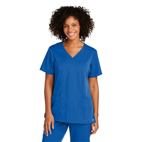 WonderWink® Women's Premiere Flex™ V-Neck Top - WonderWink® Women's Premiere Flex™ V-Neck Top - Image 9 of 11