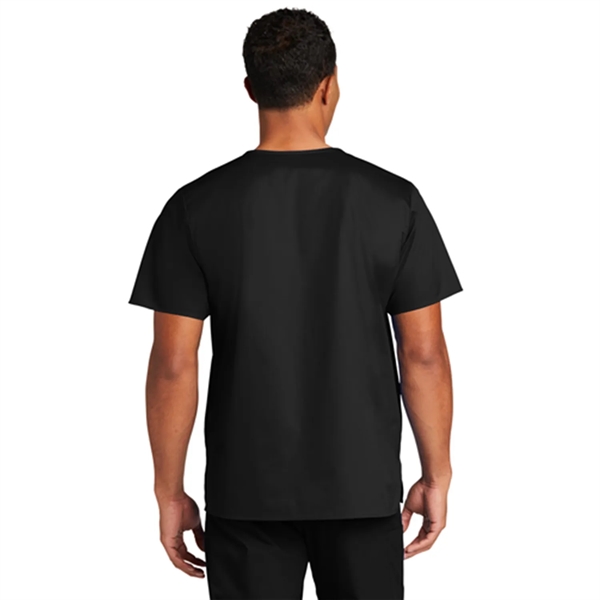 WonderWink® Unisex WorkFlex™ Chest Pocket V-Neck Top - WonderWink® Unisex WorkFlex™ Chest Pocket V-Neck Top - Image 9 of 9