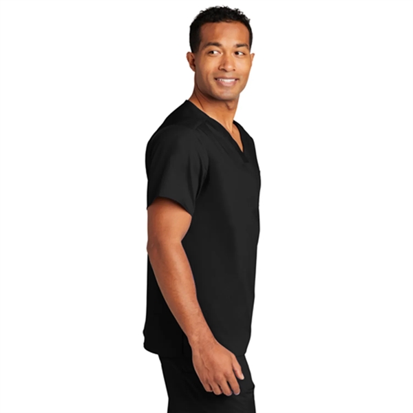 WonderWink® Unisex WorkFlex™ Chest Pocket V-Neck Top - WonderWink® Unisex WorkFlex™ Chest Pocket V-Neck Top - Image 1 of 9