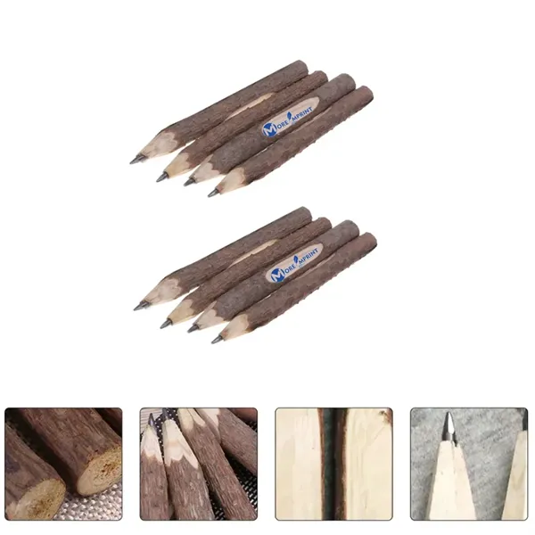 Wood Branch Natural Pencil Rustic Bark Office Wooden Gift - Wood Branch Natural Pencil Rustic Bark Office Wooden Gift - Image 0 of 4