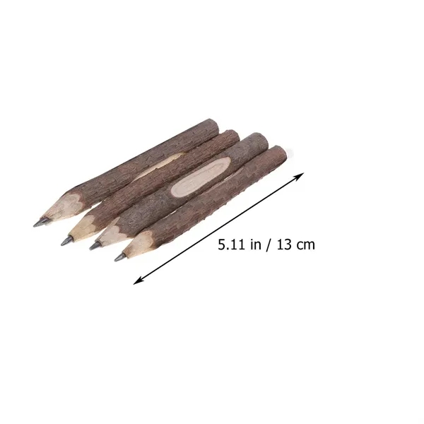 Wood Branch Natural Pencil Rustic Bark Office Wooden Gift - Wood Branch Natural Pencil Rustic Bark Office Wooden Gift - Image 1 of 4