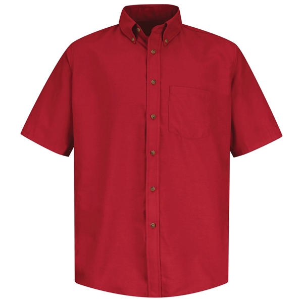 Red Kap® Men's Short Sleeve Poplin Dress Shirt - Red Kap® Men's Short Sleeve Poplin Dress Shirt - Image 4 of 8