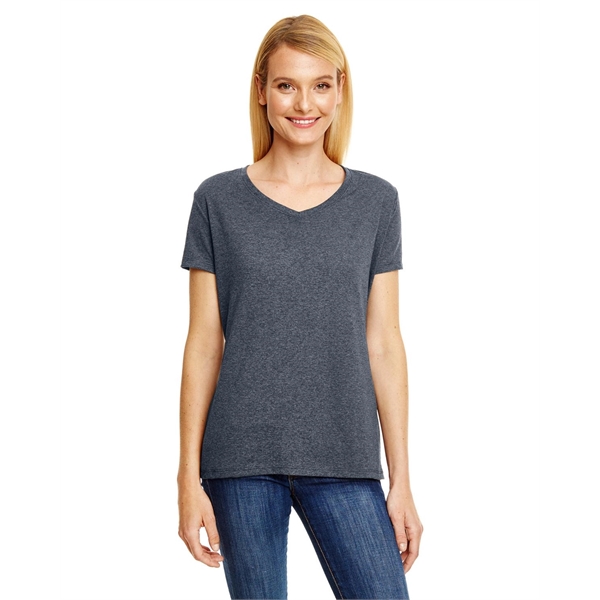 Hanes Ladies' Perfect-T Triblend V-Neck T-shirt - Hanes Ladies' Perfect-T Triblend V-Neck T-shirt - Image 9 of 63