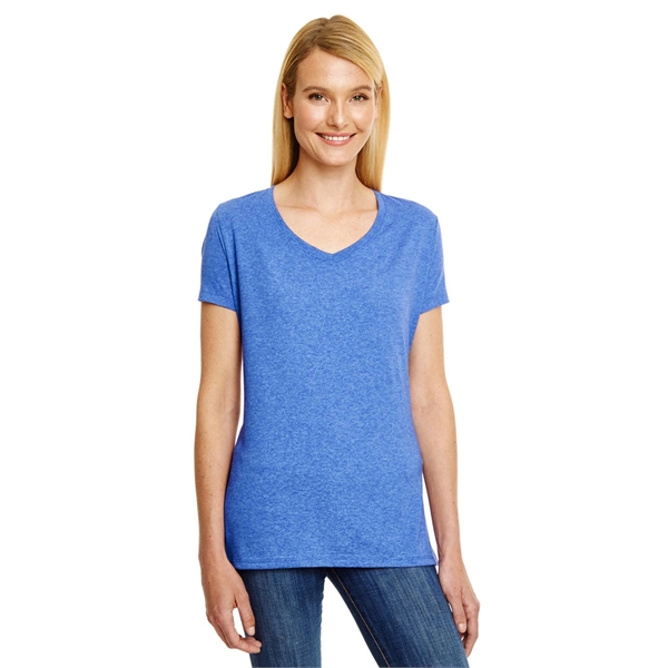 Hanes Ladies' Perfect-T Triblend V-Neck T-shirt - Hanes Ladies' Perfect-T Triblend V-Neck T-shirt - Image 12 of 63