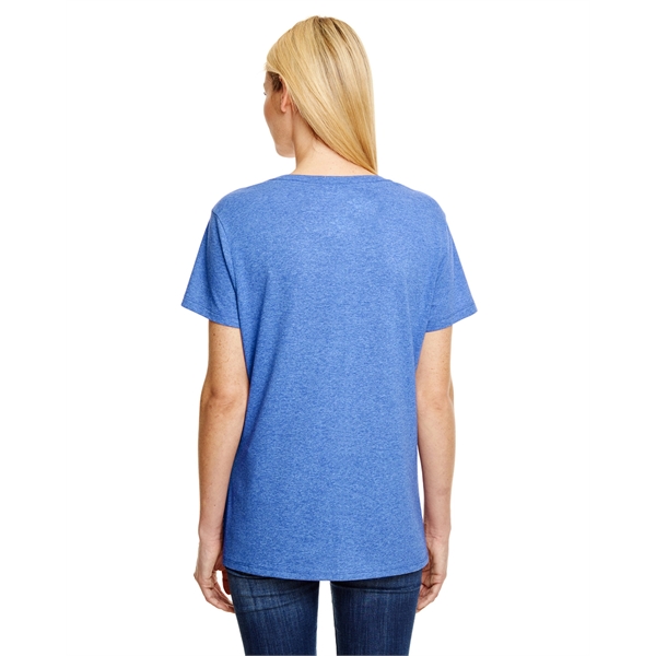 Hanes Ladies' Perfect-T Triblend V-Neck T-shirt - Hanes Ladies' Perfect-T Triblend V-Neck T-shirt - Image 13 of 63