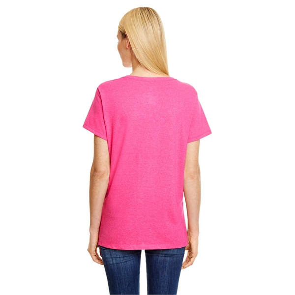 Hanes Ladies' Perfect-T Triblend V-Neck T-shirt - Hanes Ladies' Perfect-T Triblend V-Neck T-shirt - Image 20 of 63