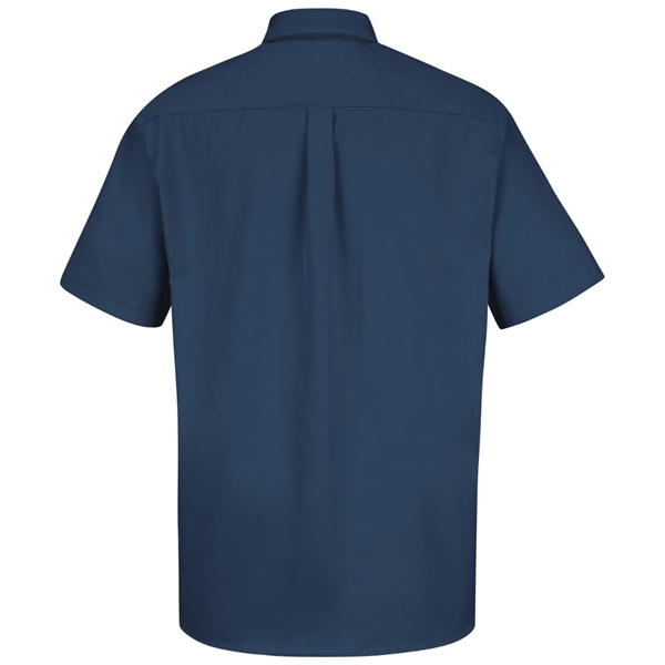 Red Kap® Men's Short Sleeve Cotton Contrast Dress Shirt - Red Kap® Men's Short Sleeve Cotton Contrast Dress Shirt - Image 1 of 3
