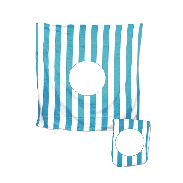 Beach Blanket Tote with Sand Stakes - Beach Blanket Tote with Sand Stakes - Image 4 of 5