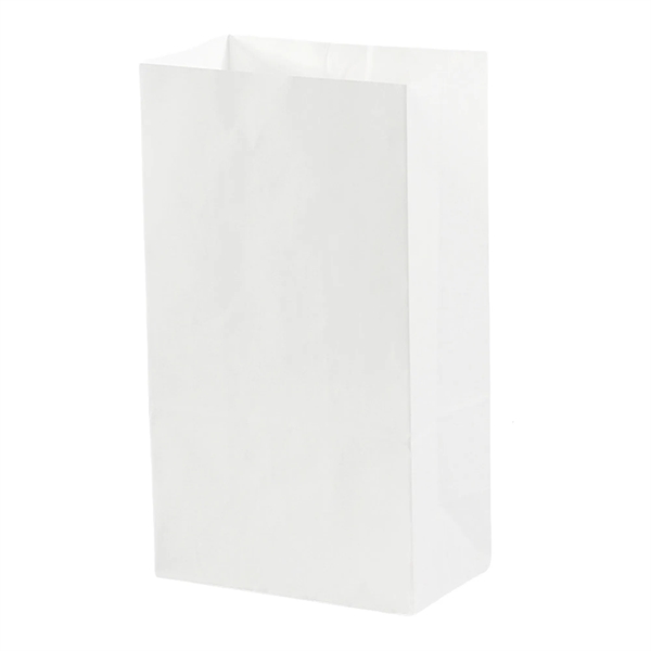 White Kraft Paper Popcorn Bag - White Kraft Paper Popcorn Bag - Image 1 of 1