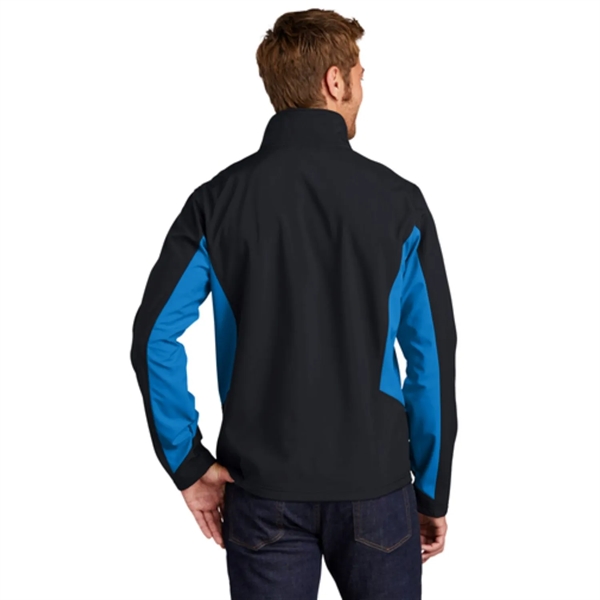 Port Authority® Men's Core Colorblock Soft Shell Jacket - Port Authority® Men's Core Colorblock Soft Shell Jacket - Image 1 of 6