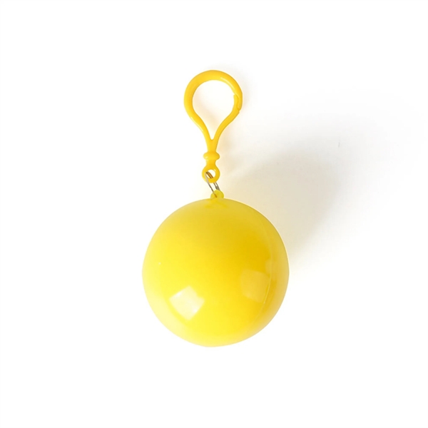 Portable Disposable Raincoat in Keychain Ball - Portable Disposable Raincoat in Keychain Ball - Image 9 of 11