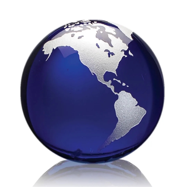 Globe Paperweight - Blue - Globe Paperweight - Blue - Image 15 of 15