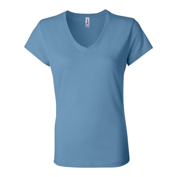 BELLA + CANVAS Women's Jersey V-Neck Tee - BELLA + CANVAS Women's Jersey V-Neck Tee - Image 22 of 42
