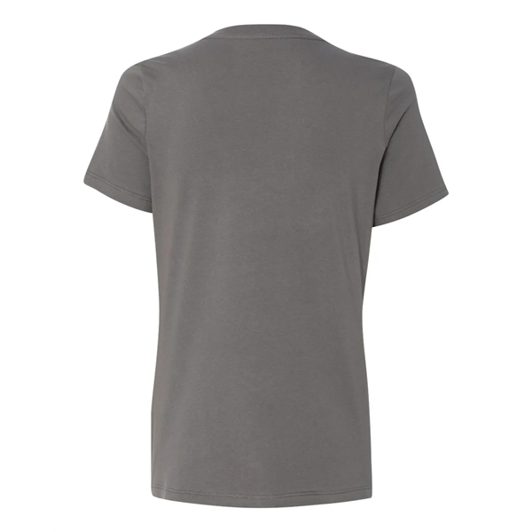 BELLA + CANVAS Women's Relaxed Jersey V-Neck Tee - BELLA + CANVAS Women's Relaxed Jersey V-Neck Tee - Image 3 of 100