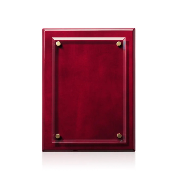 Caledon Plaque - Rosewood/Gold