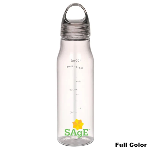 14 oz Kids Sports Plastic Water Bottle With Capacity Scale - 14 oz Kids Sports Plastic Water Bottle With Capacity Scale - Image 1 of 9