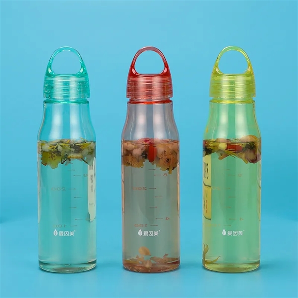 14 oz Kids Sports Plastic Water Bottle With Capacity Scale - 14 oz Kids Sports Plastic Water Bottle With Capacity Scale - Image 6 of 9