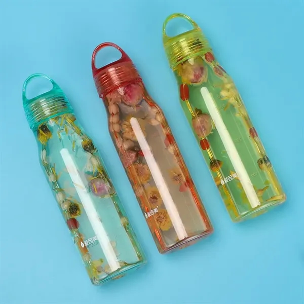 14 oz Kids Sports Plastic Water Bottle With Capacity Scale - 14 oz Kids Sports Plastic Water Bottle With Capacity Scale - Image 7 of 9