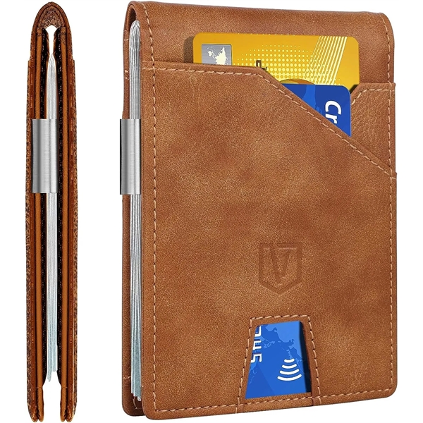 Slim RFID Wallet w/ Money Clip - Slim RFID Wallet w/ Money Clip - Image 7 of 7