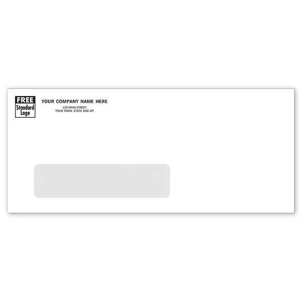 Custom Envelopes - No. 10 Single Window