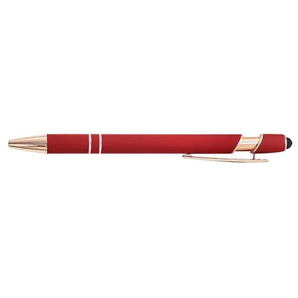 Rose Gold Soft-Touch Aluminum Pen w/ Stylus - Rose Gold Soft-Touch Aluminum Pen w/ Stylus - Image 8 of 10