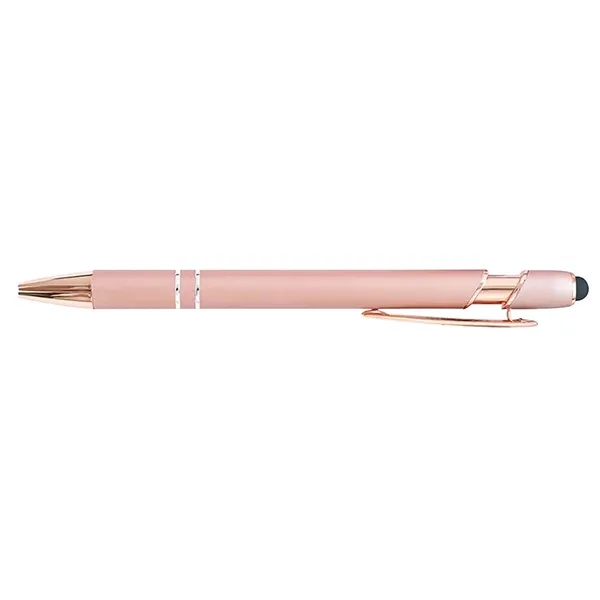 Rose Gold Soft-Touch Aluminum Pen w/ Stylus - Rose Gold Soft-Touch Aluminum Pen w/ Stylus - Image 9 of 10