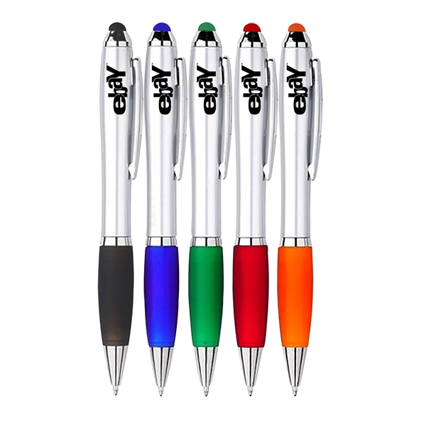 Twist Action Ballpoint Pen w/ Stylus - Twist Action Ballpoint Pen w/ Stylus - Image 0 of 5