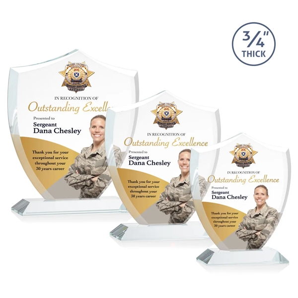 Scudo Shield VividPrint™ Award - Clear - Scudo Shield VividPrint™ Award - Clear - Image 3 of 9