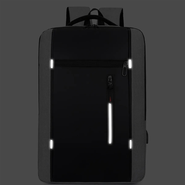 School Backpack Laptop Bookbag With USB For Business Travel - School Backpack Laptop Bookbag With USB For Business Travel - Image 1 of 1