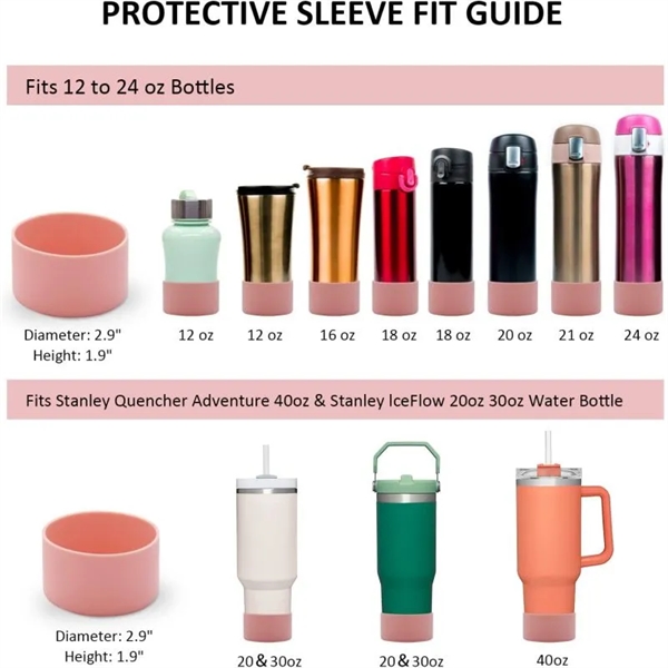 Protective Silicone Boot For Quencher Tumbler 30 40 oz - Protective Silicone Boot For Quencher Tumbler 30 40 oz - Image 3 of 5