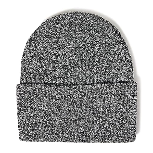 High-Quality Men's Knit Cuffed Beanie - High-Quality Men's Knit Cuffed Beanie - Image 14 of 55