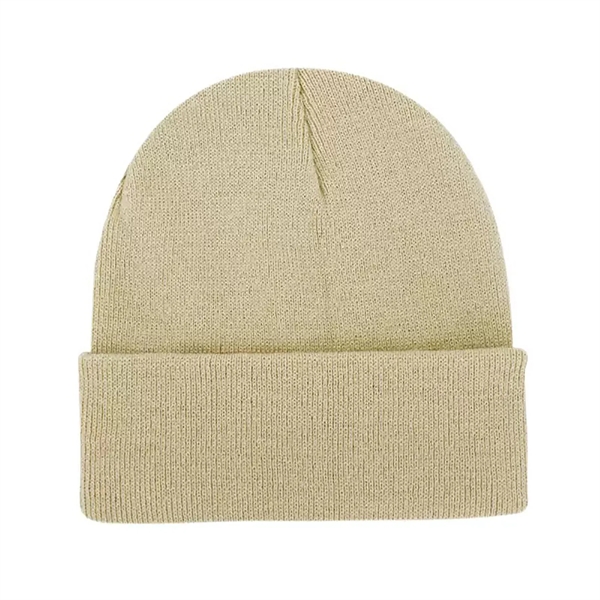 High-Quality Men's Knit Cuffed Beanie - High-Quality Men's Knit Cuffed Beanie - Image 19 of 55