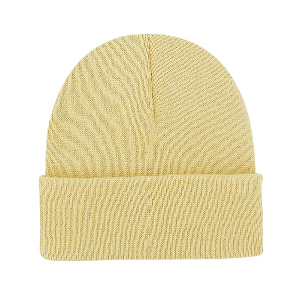 High-Quality Men's Knit Cuffed Beanie - High-Quality Men's Knit Cuffed Beanie - Image 20 of 55