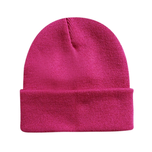 High-Quality Men's Knit Cuffed Beanie - High-Quality Men's Knit Cuffed Beanie - Image 28 of 55