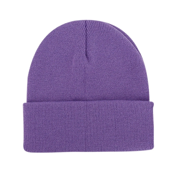 High-Quality Men's Knit Cuffed Beanie - High-Quality Men's Knit Cuffed Beanie - Image 36 of 55