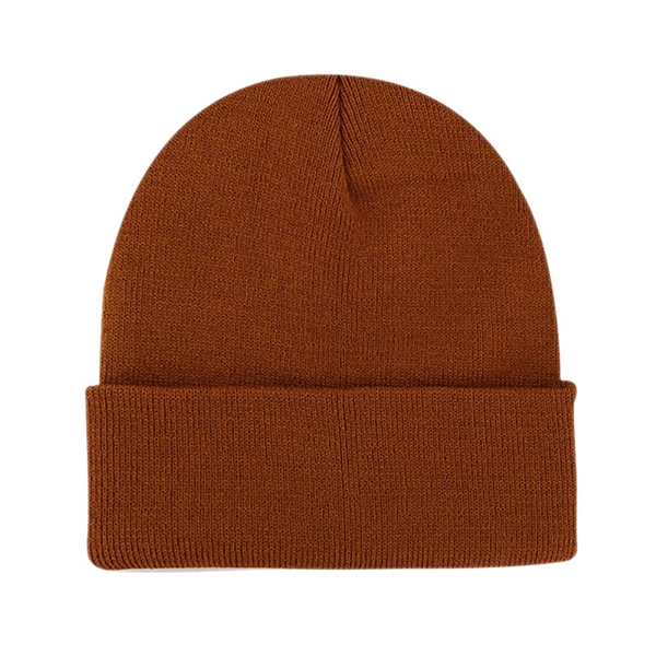 High-Quality Men's Knit Cuffed Beanie - High-Quality Men's Knit Cuffed Beanie - Image 47 of 55