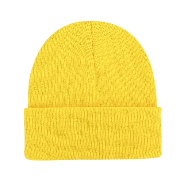 High-Quality Men's Knit Cuffed Beanie - High-Quality Men's Knit Cuffed Beanie - Image 48 of 55