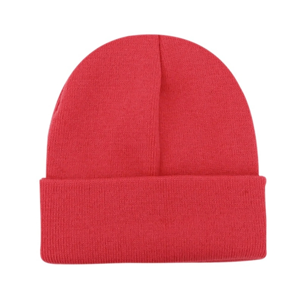 High-Quality Men's Knit Cuffed Beanie - High-Quality Men's Knit Cuffed Beanie - Image 50 of 55