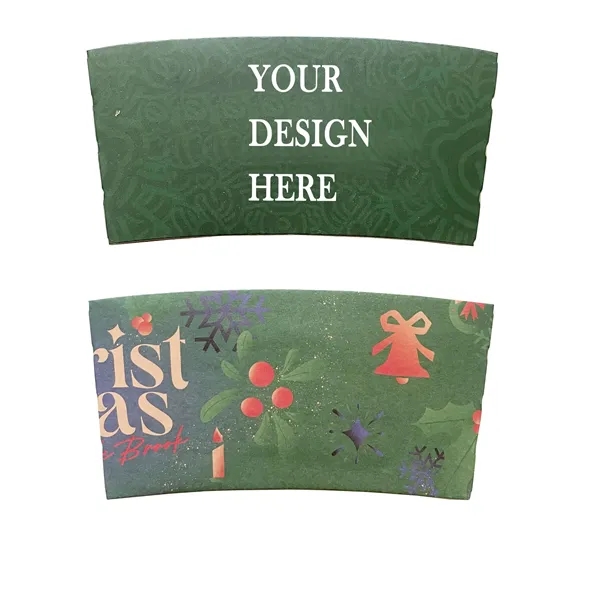 Custom Craft Paper Cup Sleeves  MOQ 100PCS - Custom Craft Paper Cup Sleeves  MOQ 100PCS - Image 1 of 1