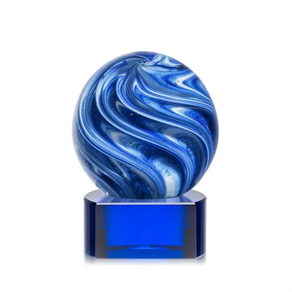 Custom Naples Award on Paragon Base - Blue