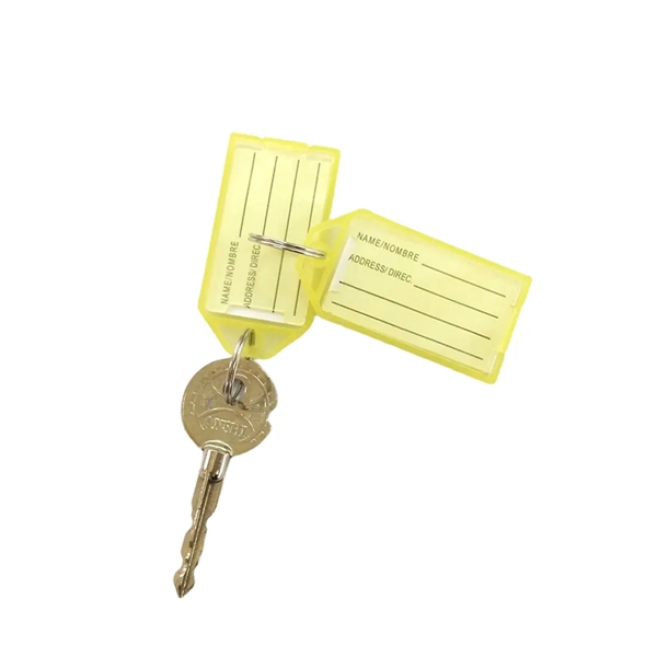 Plastic Key Tags - Plastic Key Tags - Image 0 of 3